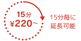 現行モデルの新しい車両が15分220円～